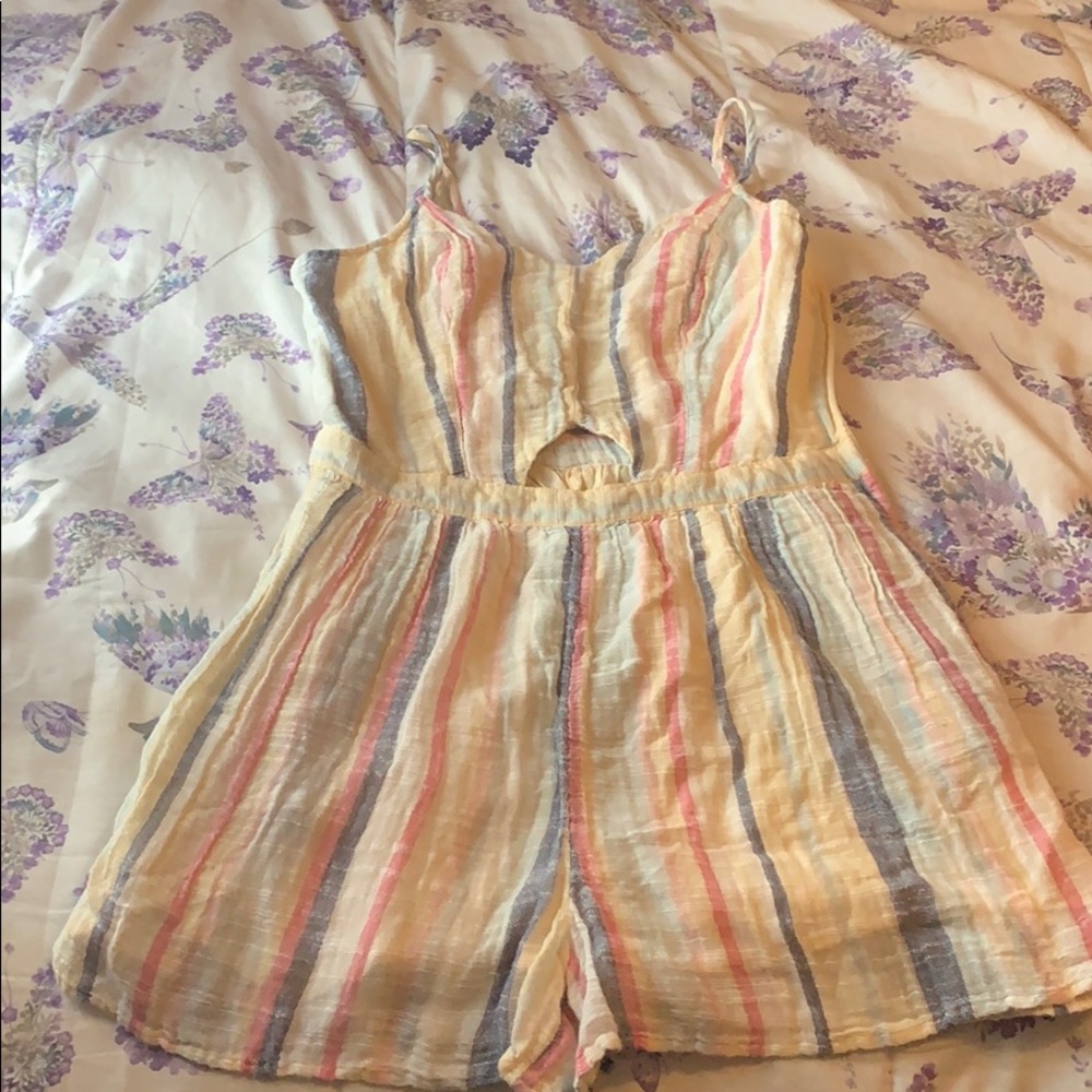 Vintage multi-colored romper